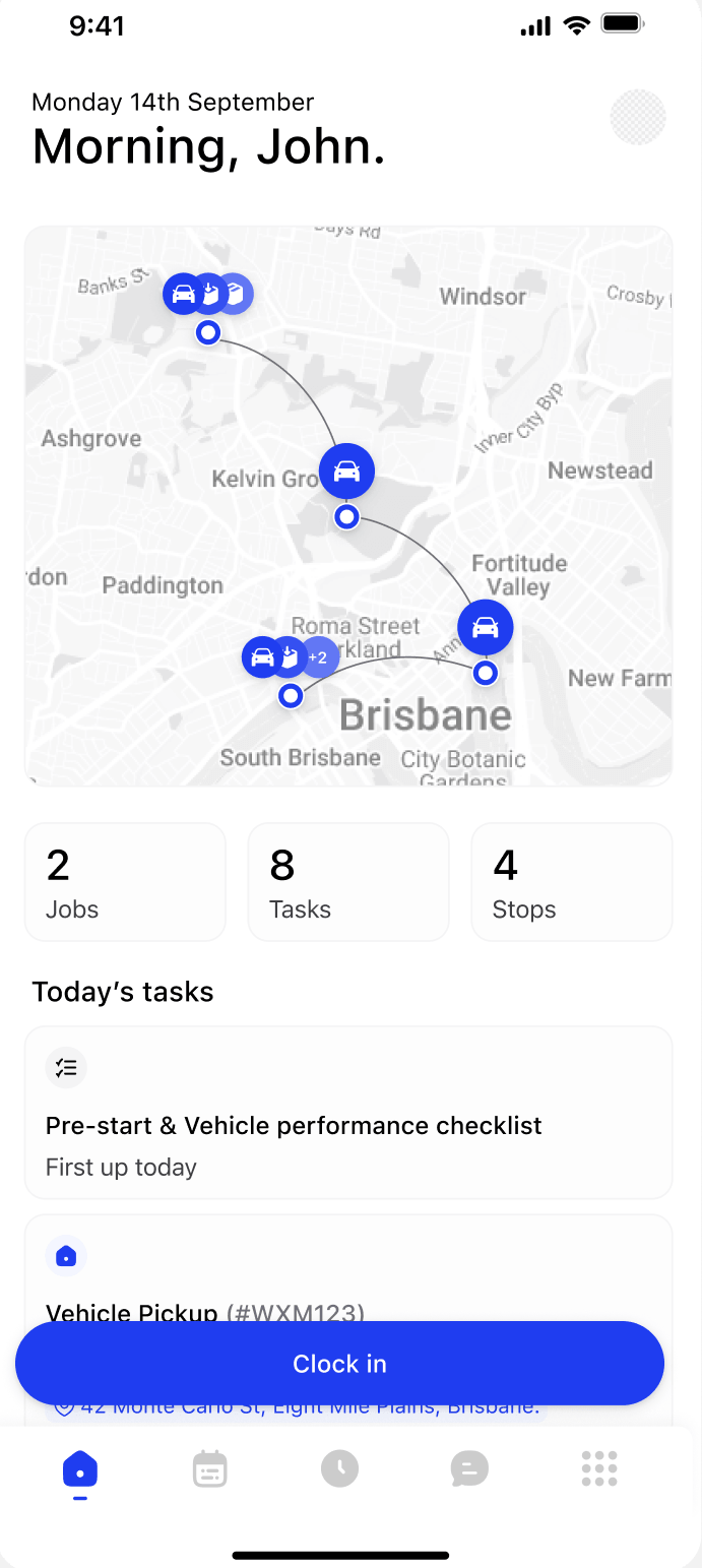Movepro removalist software mobile app for field crews
